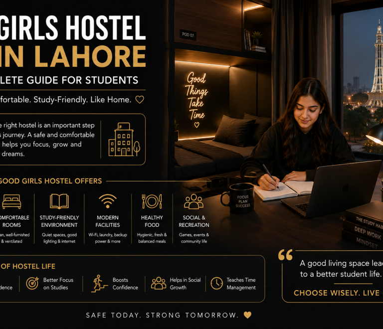 Girls Hostel in Lahore – A Complete Guide for Students Looking for Safe & Comfortable Living